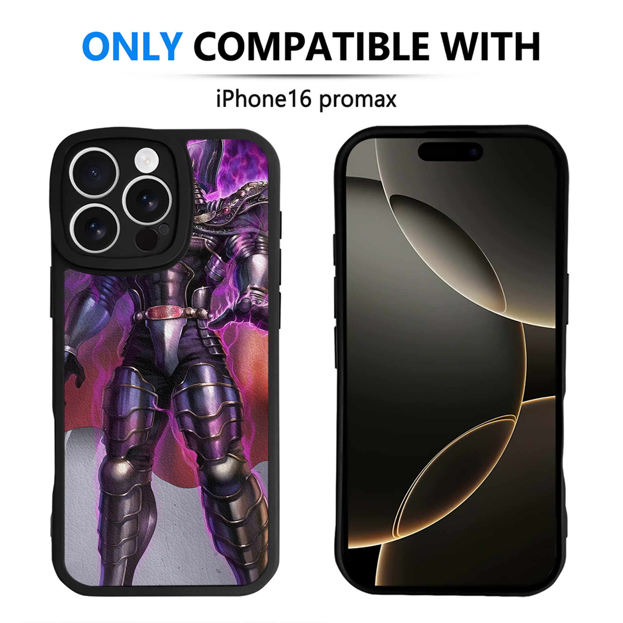 （画像用） 北斗の拳 Fist of the North Star 【iPhone 16シリーズ対応】シリコンスマホケース（レザー調） 材質：シリコン